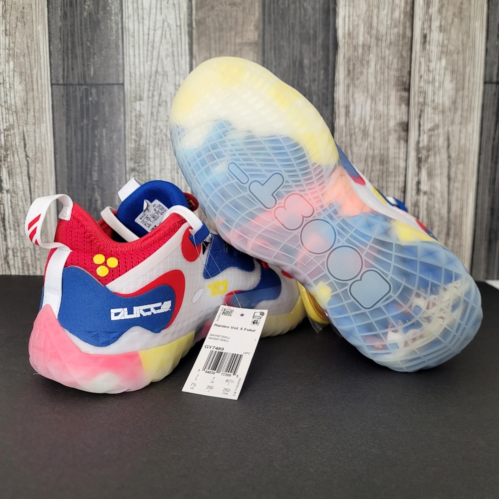 Adidas Quiccs x Harden Vol. 5 Futurenatural 'Manila Heritage' Men's Shoes Sz 7.5 - Picture 8 of 13